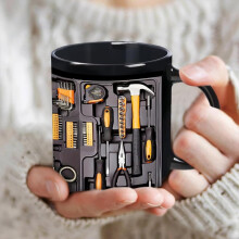 Mug en céramique design 11 oz pour hommes
