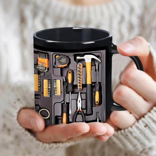 Mug en céramique design 11 oz pour hommes
