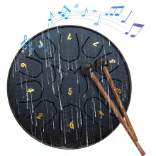 Steel Tongue Drum Outdoor Rain Drum 11 Note 6 Inch