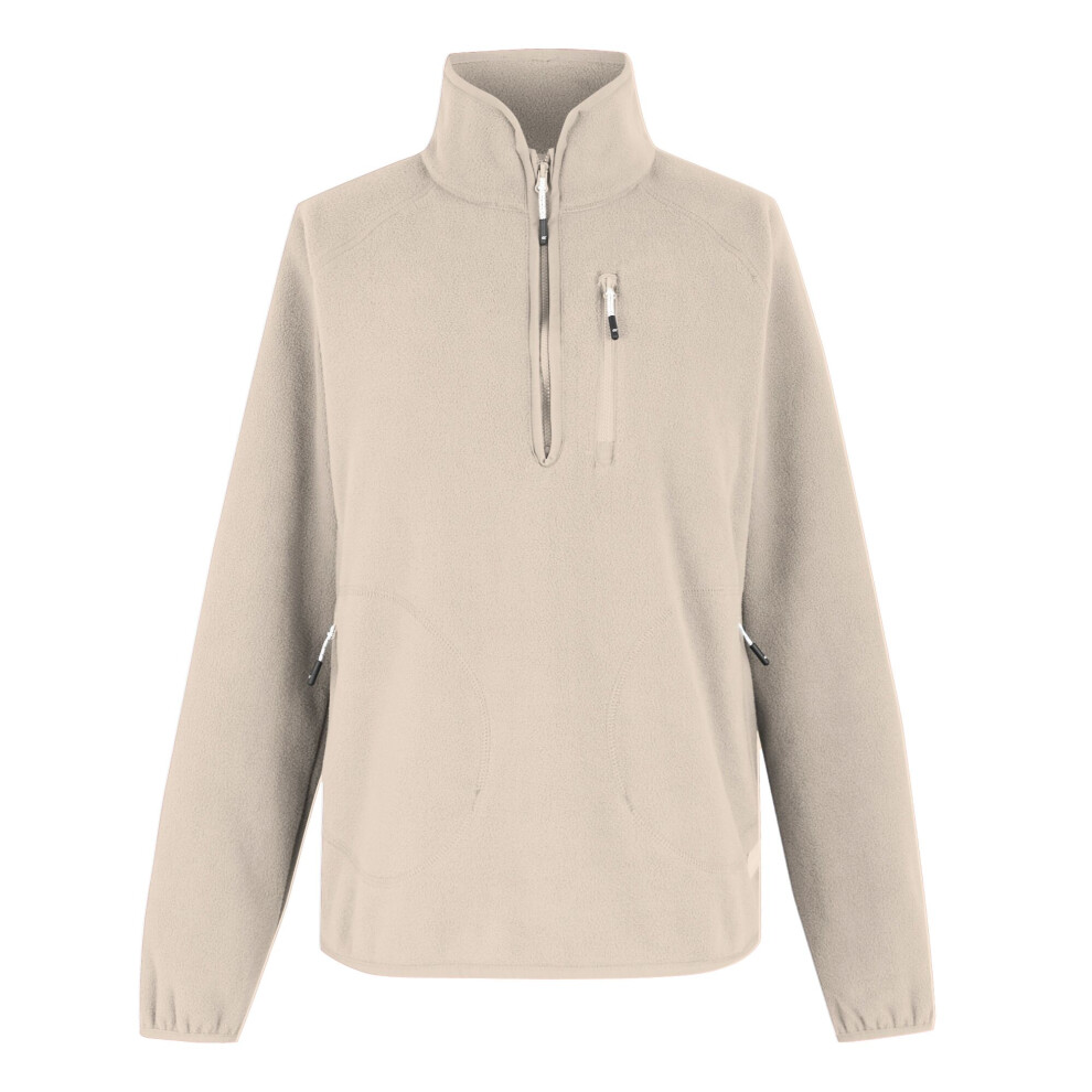 Regatta (16 Uk, Light Vanilla) Womens/Ladies Frankie Quarter Zip Fleece Top