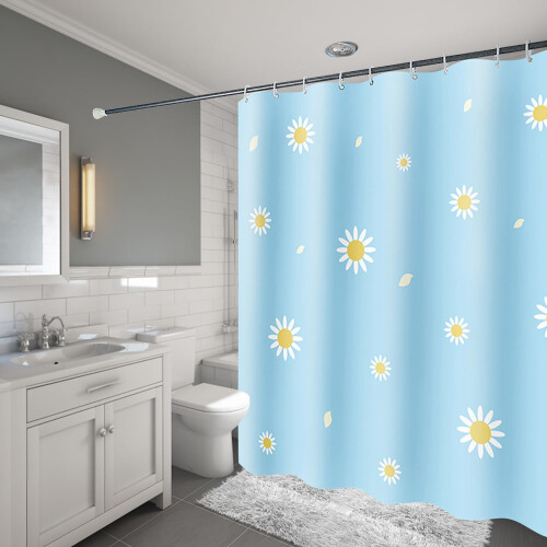 Scceatti Doublure de douche rustique bohème 180 x 119 cm en polyester