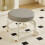 Tabouret roulant ergonomique pivotant à 360 et assise basse 1