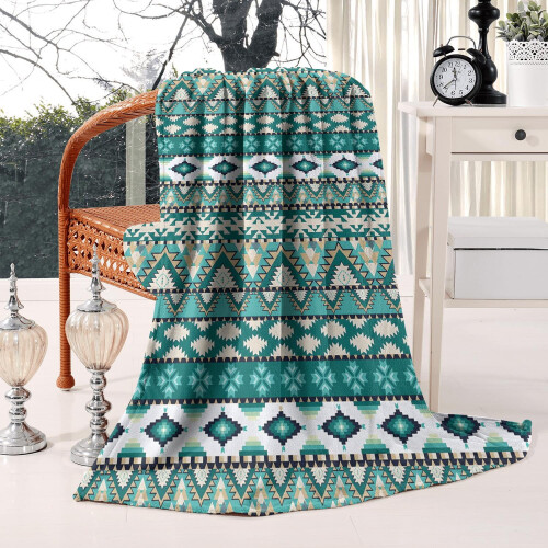 Boheemse vintage plaid Sherpa 50x60