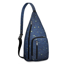 Astronomische crossbodytas, waterbestendige slingtas (1 stuk)