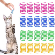Ressort spiralé en plastique pour jouet pour chat (100 pièces)