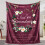 Plaid doux bordeaux 40x50 pouces 1