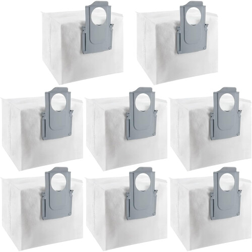8 sacs à poussière pour Xiaomi Roborock Q7MAX+ S7MAXV