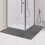 L-Shaped Memory Foam Bath Mat Absorbent Non-Slip 1 Pack 6