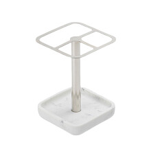 Support à brosses à dents en acier inoxydable, organisateur métallique à 3 emplacements