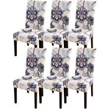 Housses de chaises de salle Ă manger extensibles en spandex, lot de 6, pour chaises Parsons