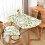 Nappe ovale extensible vert printemps 48 x 68 pouces 1