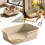 Cat Litter Tray Semi-Enclosed Extra Large Durable 1