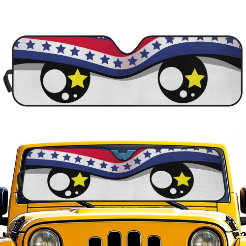 Jeep Wrangler Windshield Sun Shade UV Heat Blocking