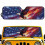 Eagle American Flag Windshield Sun Shade UV Heat Protection 1