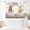 Rustic Coffee Kitchen Curtains Brown Vintage Gnome 55x39 3