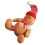 Gingerbread Man Ornament Light Brown Polyester Foam 7