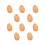 Mini Speckled Foam Easter Eggs 10 pcs 0.79x1.18 in 2