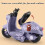 Pull Back Motorcycle Toy for Kids 3+ with Flip-Up Seat and 3