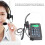 HT910 Wired Call Center Phone with Omnidirectional Headset 3