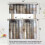 Kitchen Curtains Set Brown Beige 3-Piece Tiers and Valances 4