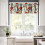 Red Christmas Snowflake Kitchen Valance 54x18 Inch 1 Panel 4