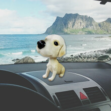 Dog Bobblehead Resin Car Dashboard Decor 1 Piece
