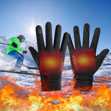 Touchscreen Gloves Insulated Waterproof Black Unisex