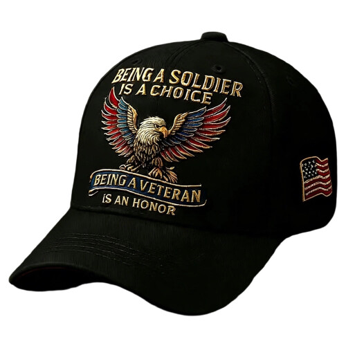 Eagle Printed Baseball Cap for Men Veterans