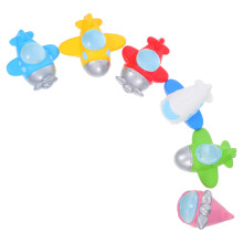 Airplane Centerpieces Resin Assorted Colors 6 Pieces