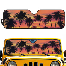 Foldable Windshield Sun Shade for Jeep Wrangler TJ JK JL