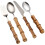 Stainless Steel Utensils with Bamboo Handle 3-Piece Set 1