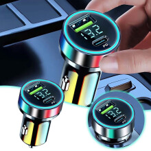 120W Car Phone Charger Fast Charging