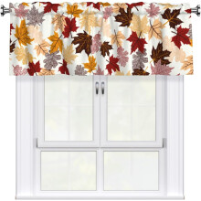 Kitchen Valance Maple Leaf Design 54x18 Inch 1 Panel