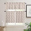 Farm Rooster Kitchen Curtains Set Pink Floral Rustic Tier 1
