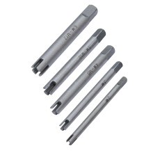 Kit d'extracteurs de tarauds cassés pour fixations rouillées (5 pièces)