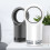 Space Heater Bladeless Fan Desktop Warmer White 5