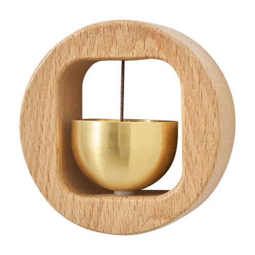 Butiksdörrklocka Magnetisk Trä Mässing Väggfäste