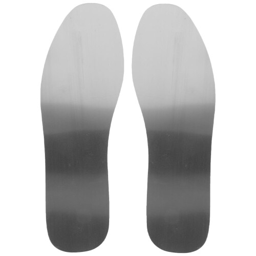 Semelles intérieures en acier anti-perforation, argentées, 1 paire