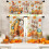 Fall Kitchen Curtains and Valances Set Farmhouse Design 36 1