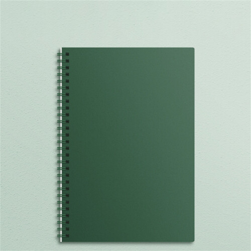 A5 Spiral Notebook Lined Thick Vintage Cover