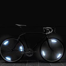 LED Bike Wheel Lights with 6 Colors, 1 Set