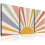 Rainbow Sun Canvas Wall Art Abstract Geometric Boho Decor 1