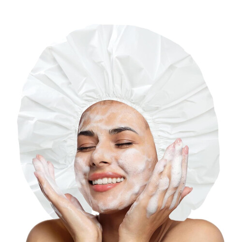 Shower Cap Waterproof Reusable 2 PCS