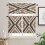 Boho Kitchen Curtains Set with Valances Brown Black 1