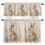 Easter Rabbit Kitchen Curtains Set Spring Floral Retro 1