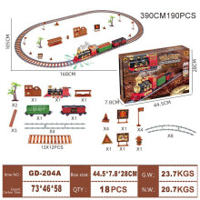 Electric Train Set for Toddlers Battery-Powered with Sound