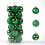 Boules de Noël incassables vertes, 24 unités, 8 cm (3,14 po) 1