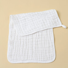 Comfy Muslin Burp Cloths 100% Cotton 6-Layer Soft Baby Bibs
