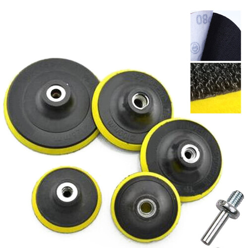 Backing Pad Sanding Holder Hook and Loop 3-7 Inch M10 1
