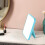 Makeup Mirror Portable Folding Desk Vanity 8 Inch Blue 1